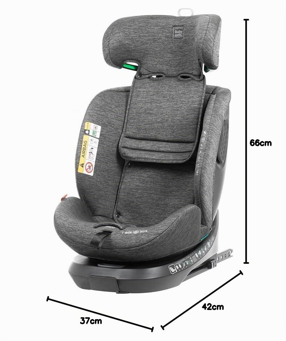 Seggiolino Auto Babyauto CORE I-Size 40-150 cm Dobby Gray