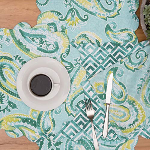 Set de 6 Servilletas de Algodón Azul C&F Home miniatura 3