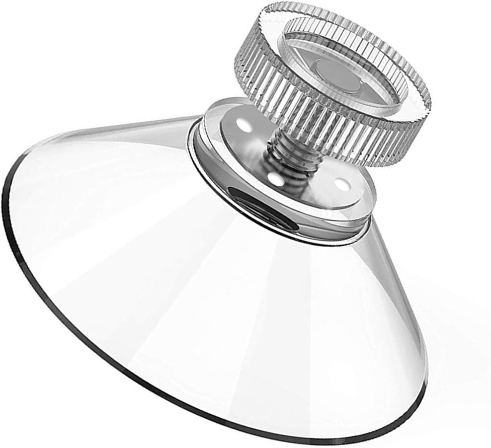 LOVEXIU Suction cup Ø 40mm, 8 PCS Suction Cups M5 Threads Stainless Steel, Suction cups with knurled nut clear for car window, toothbrush holder, shower shelf, soap holder, camping