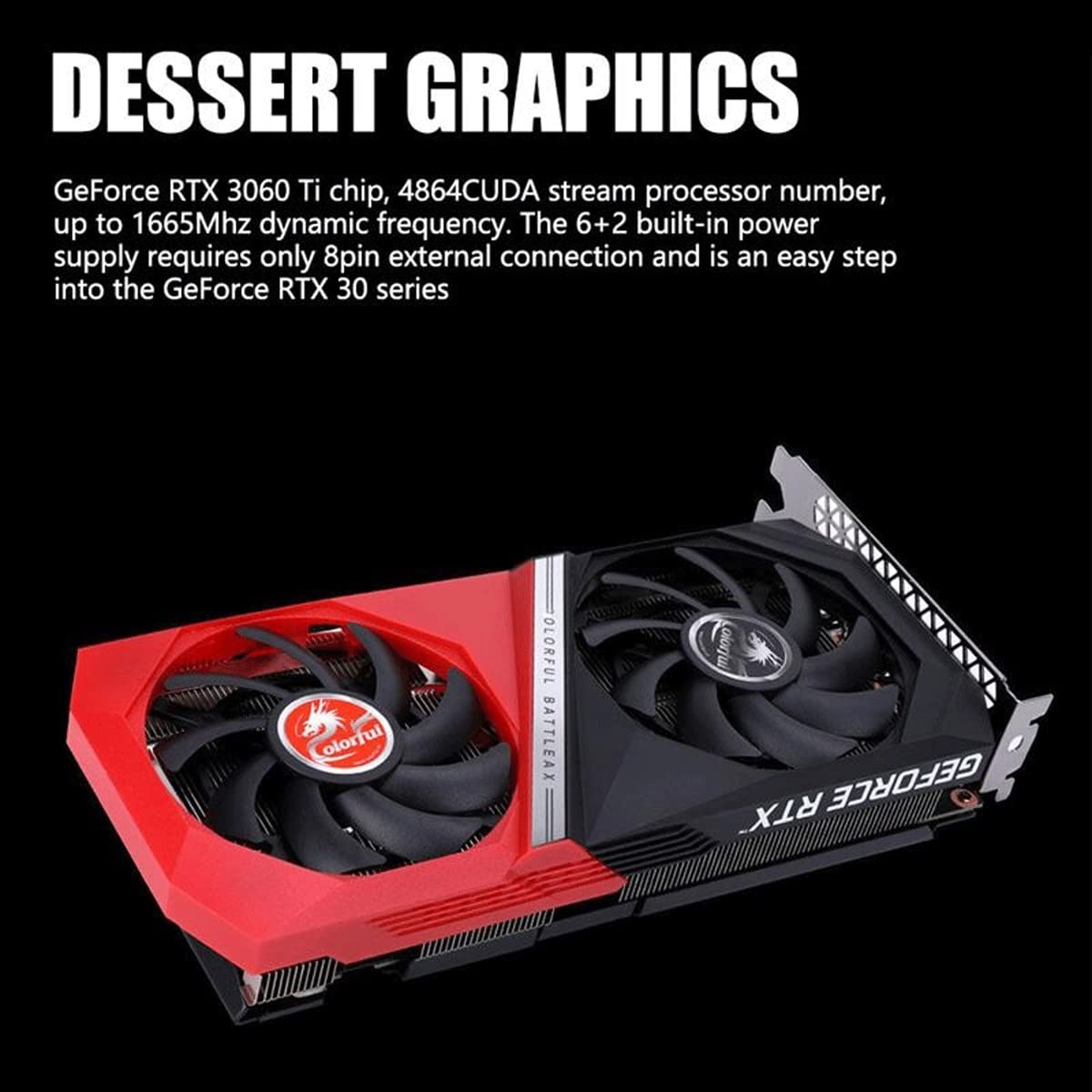 Amazon | EEDSDLTQ ゲーミングビデオカード GeForce RTX 3060 Ti Duo 