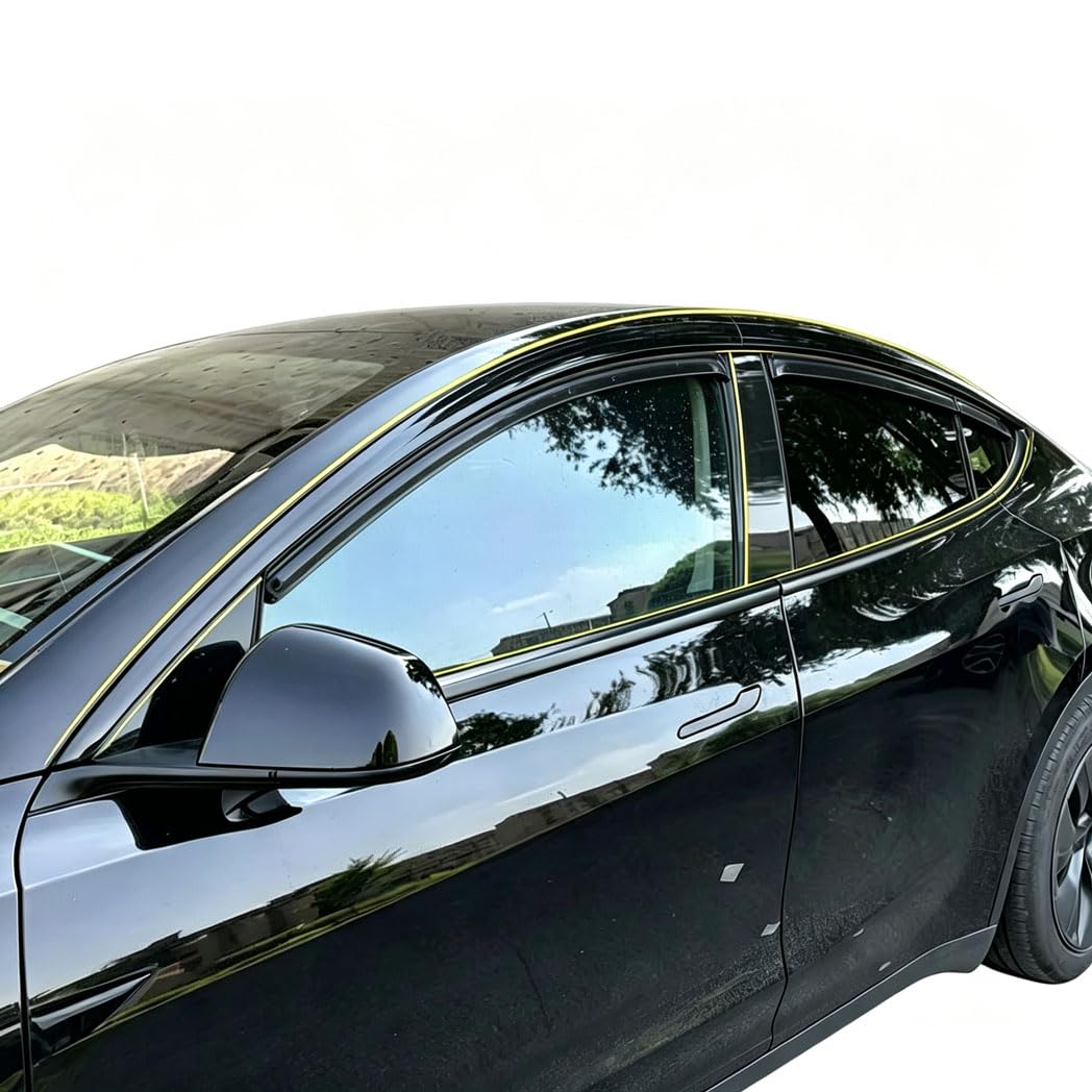 Owiewki Do Tesla Model Y Juniper, Owiewki Na Szyby Boczne, Osłony Wizjera, Akcesoria