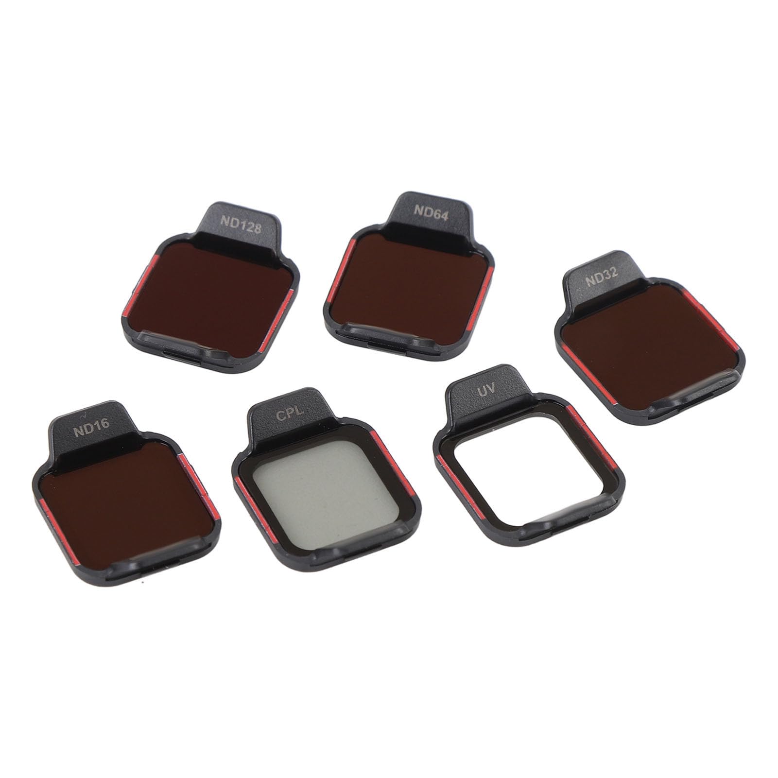 Tbest Set di Filtri per Lenti per Drone 6 in 1 Flip in Vetro Ottico CPL ND32 ND64 ND16 ND128 Filtri Protettivi con Scatola di Immagazzinaggio Fotografia