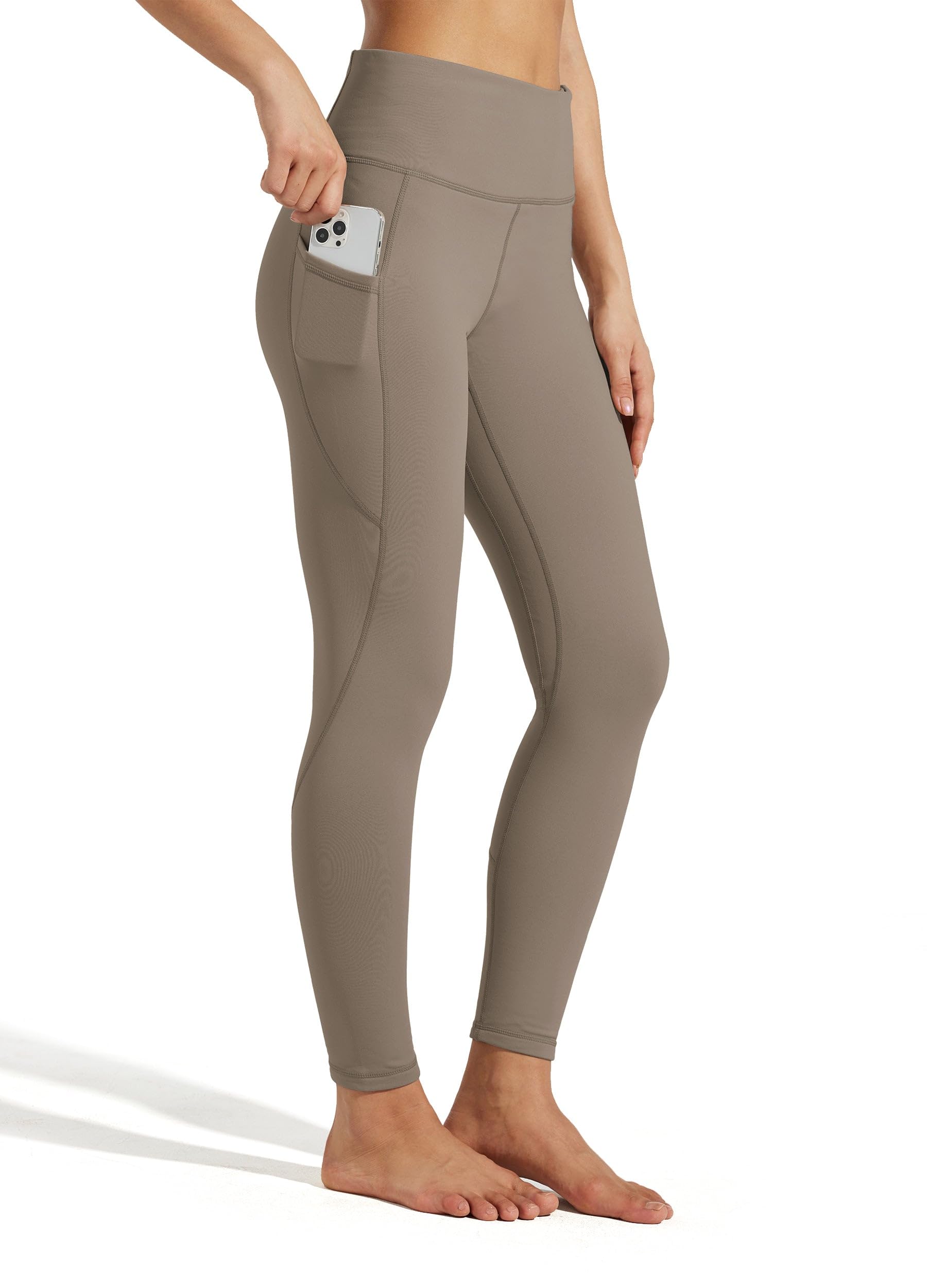 Willit Women's Fleece Lined Leggings High Waisted Winter Thermal Yoga Running Pants with Pockets