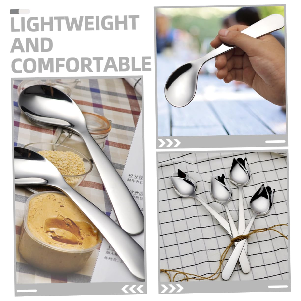 Didiseaon 5 Juegos Vajilla Para Personas Mayores Vajilla Cubiertos Cucharas Utensilios Para Servir Cuchara Pequeña En Ángulo Ayudar Vajilla Adaptable Utensilios Para Comer 2 piezas * 5