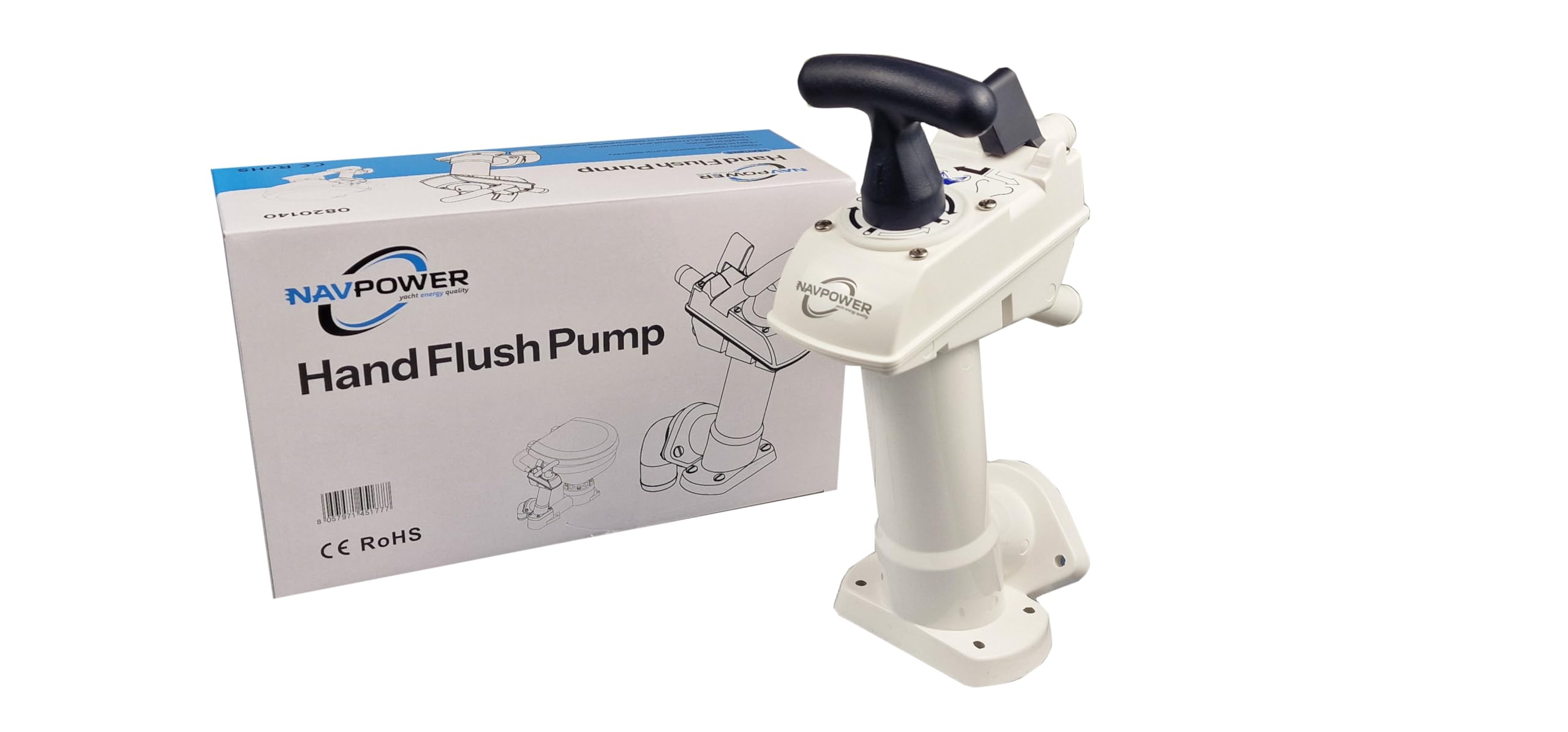 Navpower Ersatz-Handpumpe für Toilette, kompatibel mit Jabsco 29040-3000, effizienter Ablauf, einfache Installation