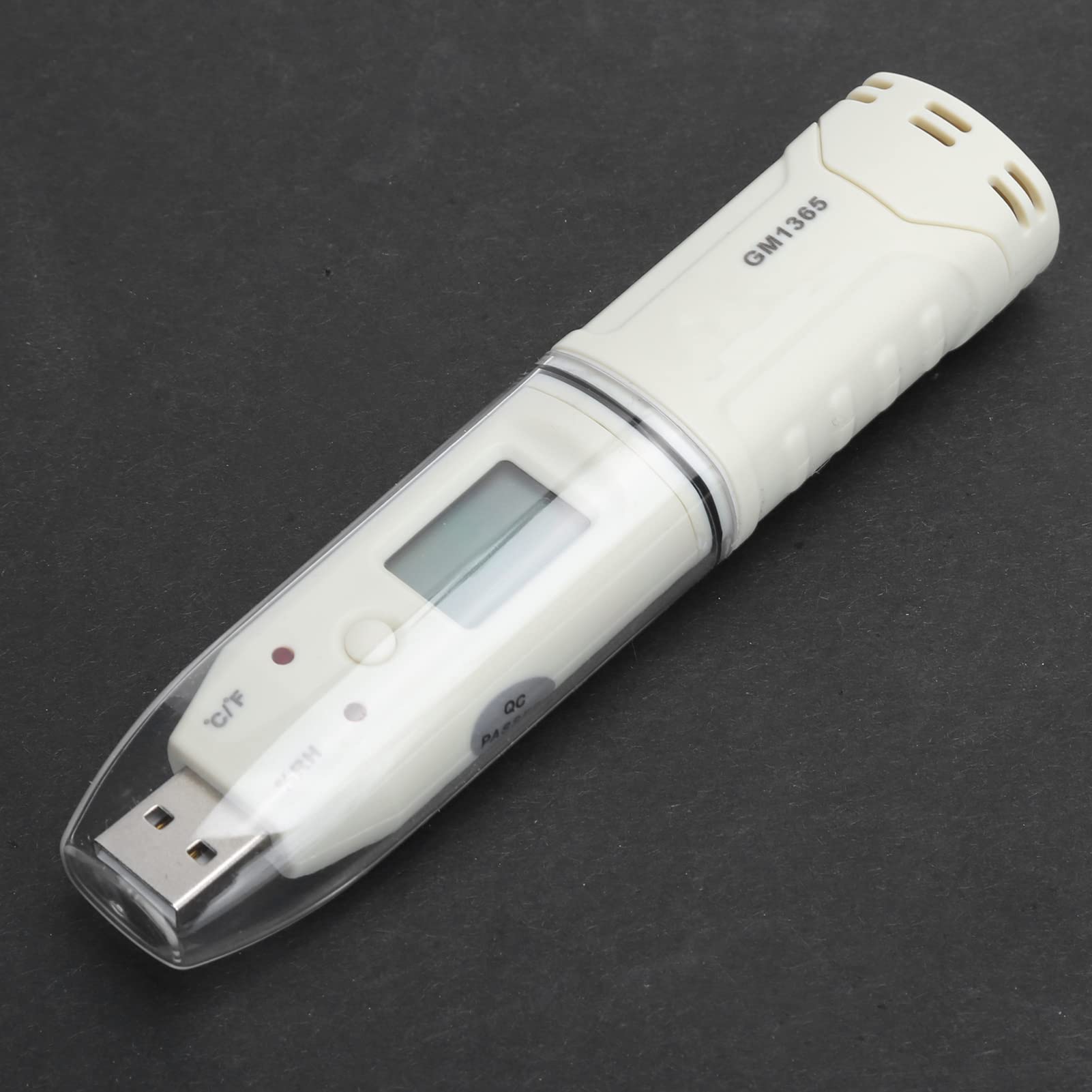 Temperatura Digital Humedad Logger Termómetro Interior Higrómetro Detector Recordadora de Datos con Alarma