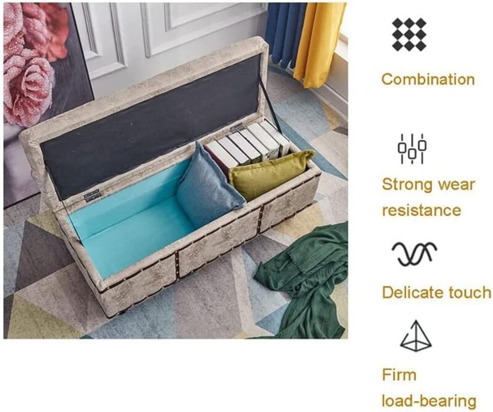 Sgabello per divano multifunzione|Sgabello portaoggetti Panca per cambio porta scarpe|Scatola portaoggetti per negozio di abbigliamento|Sgabello per riposo per negozio di scarpe|Camera da le