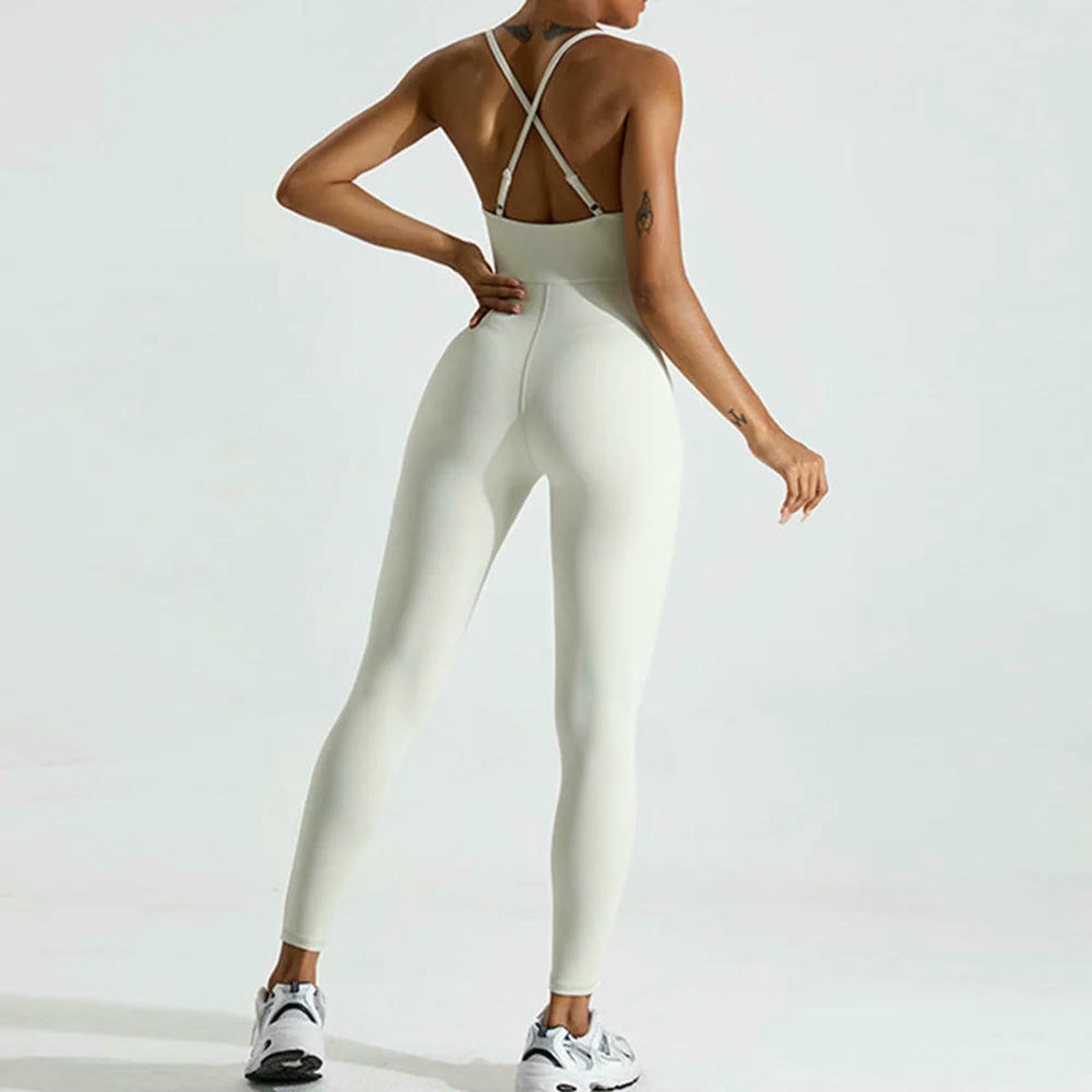 Shapewear Damskie Spaghetti Strap Bodycon Tank Jednoczęściowe kombinezony Rompers Playsuit