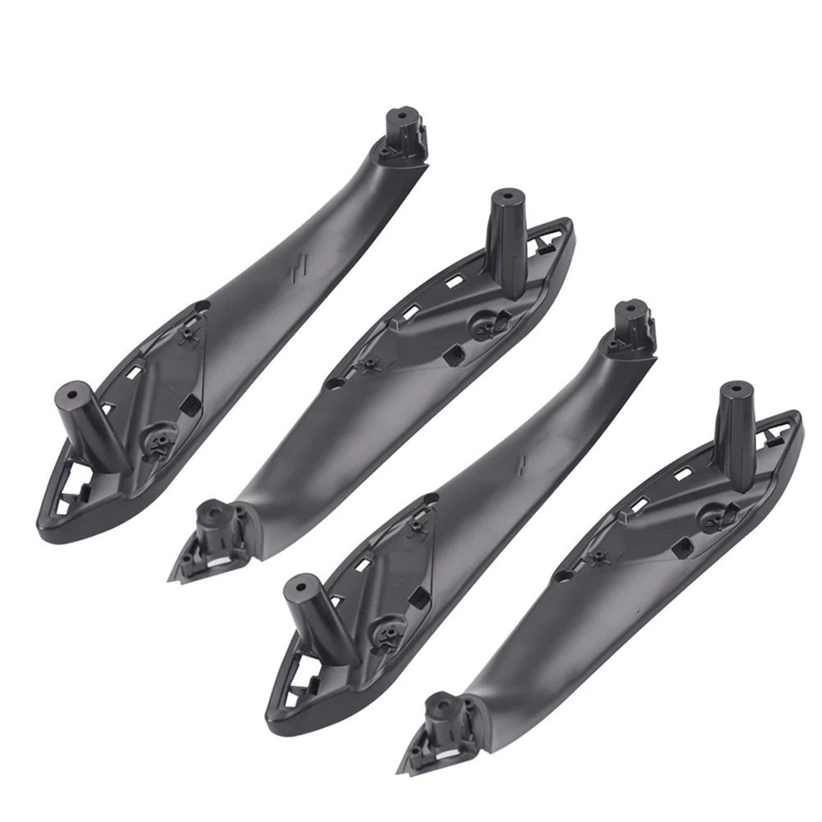 Gaubxct F34-Black Interior Exterior Door Handle Hinge Repair Kit 4Pcs Fit For 3 Series F30 F80 F31 F32 F33 F34 F35 F36 2013-18 Interior Door Pull Handle Panel With Cover Trim Car Exterior Door Handles(F34-Black Interior)