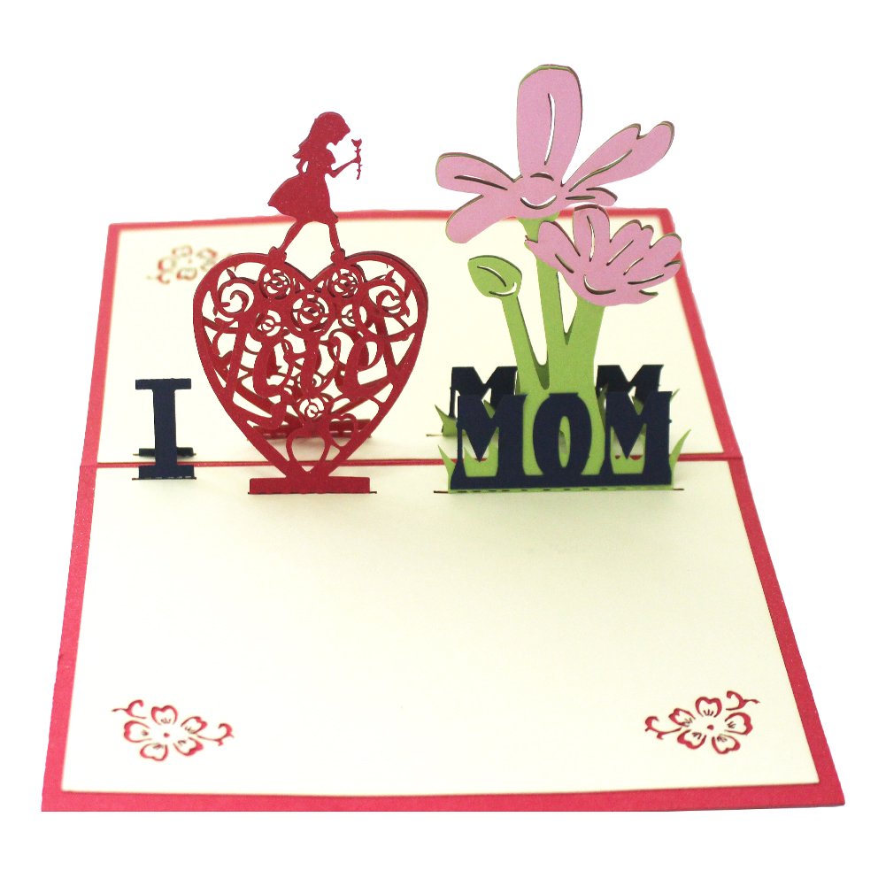 Handmade 3d Pop Up Greeting Cards Thank You Cards For Mom I Love Mom Amazon In Office Products Handmade 3d Pop Up Greeting Cards Thank You Cards For Mom I Love Mom Amazon In Office Products