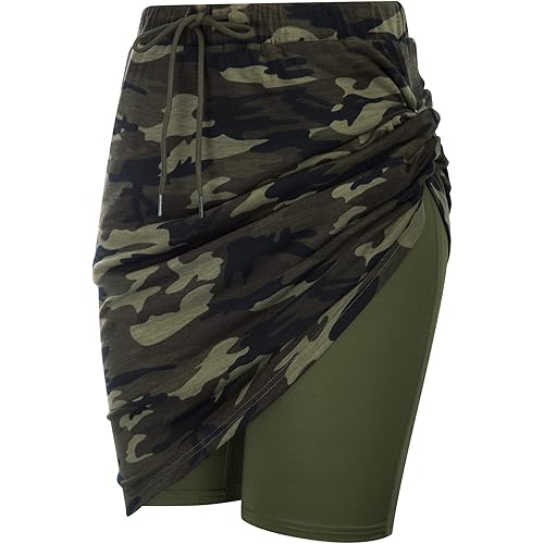 JACK SMITH Women's Athletic Skorts Skirts Sports Golf Tennis Skirts with Pockets S-3XL