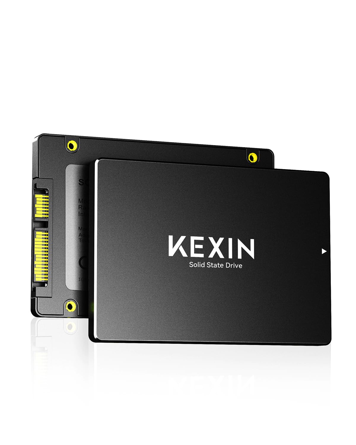 KEXIN 64GB SATA III Internal SSD 2.5" Internal Solid State Drive 64G up to 280MB/s SATA 3.0 Internal Drive 3D NAND Flash Internal SSD for Laptop PC Storage and Upgrade