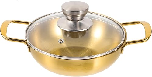 BESPORTBLE Olla al aire libre Mini olla olla antiadherente Cocina pequeña cocina de metal fácil de limpiar