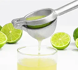 Espremedor Manual de Limão e Laranja Inox Pratico Drinks Bebidas