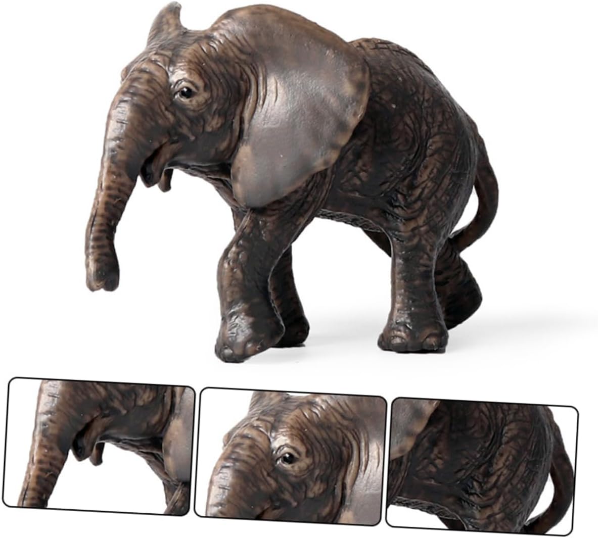 BESPORTBLE 1 Set 4PCS Simulated Family Model Realistic Wildlife Animal Figures Creative Plastic for Educational Play Natural Science Exploration