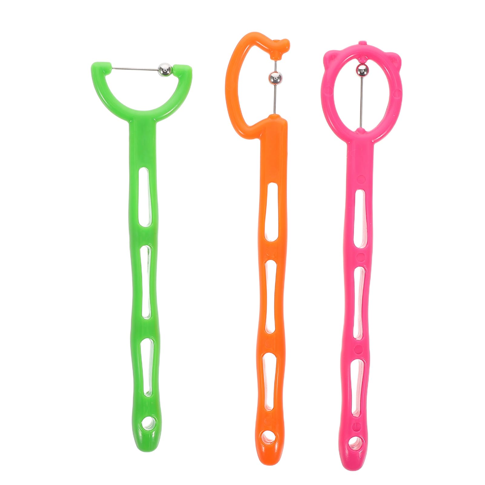 CLISPEED Tongue Tip Control Device 3pcs Oral Exercises Kids Jaw Exerciser Speech Rehabilitation Mouth Opening Trainer