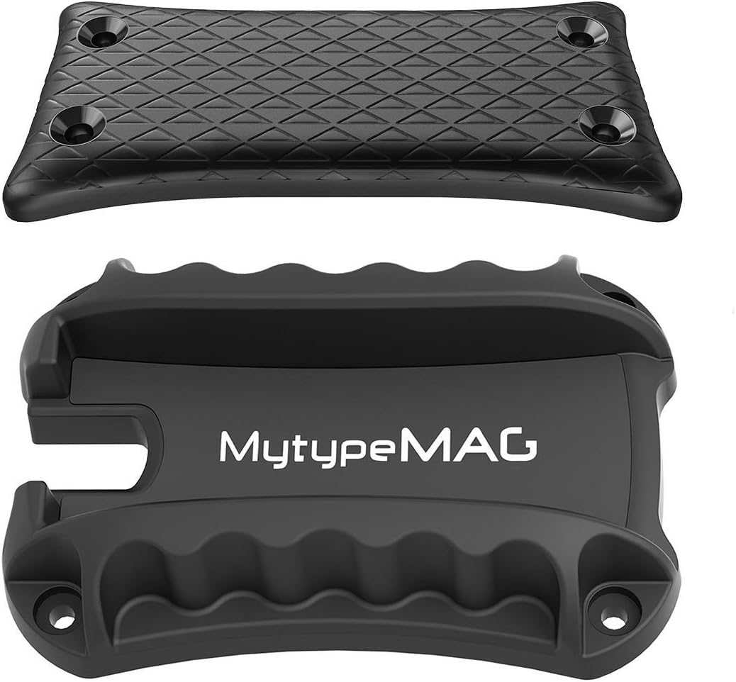MytypeMAG 2Pcs Tactical Magnetic Gun Holder&Holster|TypeA Fast Load&Draw Rack for Handgun and TypeB Strong Magnetic Mount Max Up to 50Lbs| Easily Concealed on Truck, Car, Vehicle and Home : Sports & Outdoors