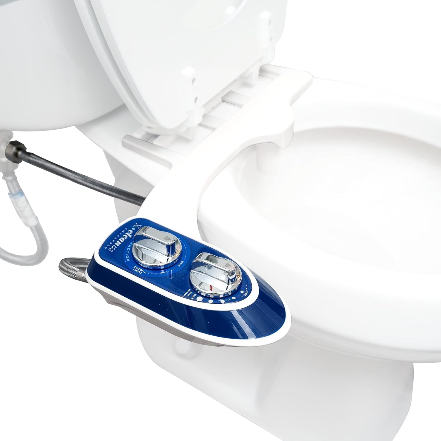 Bidet - Dual Nozzle Jet Sprayer, Health Faucet Attachment for Western Toilet Seat, Bathroom Accessories, with Adapter and Hose (Dual Nozzle Jet Sprayer)-picture-33