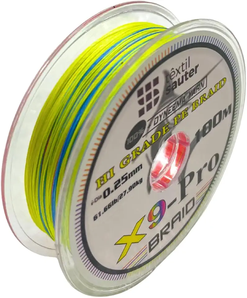 LINHA DE PESCA X9 TRANCADA 0,40MM MULTICOLOR UNITARIO 120,45 LB