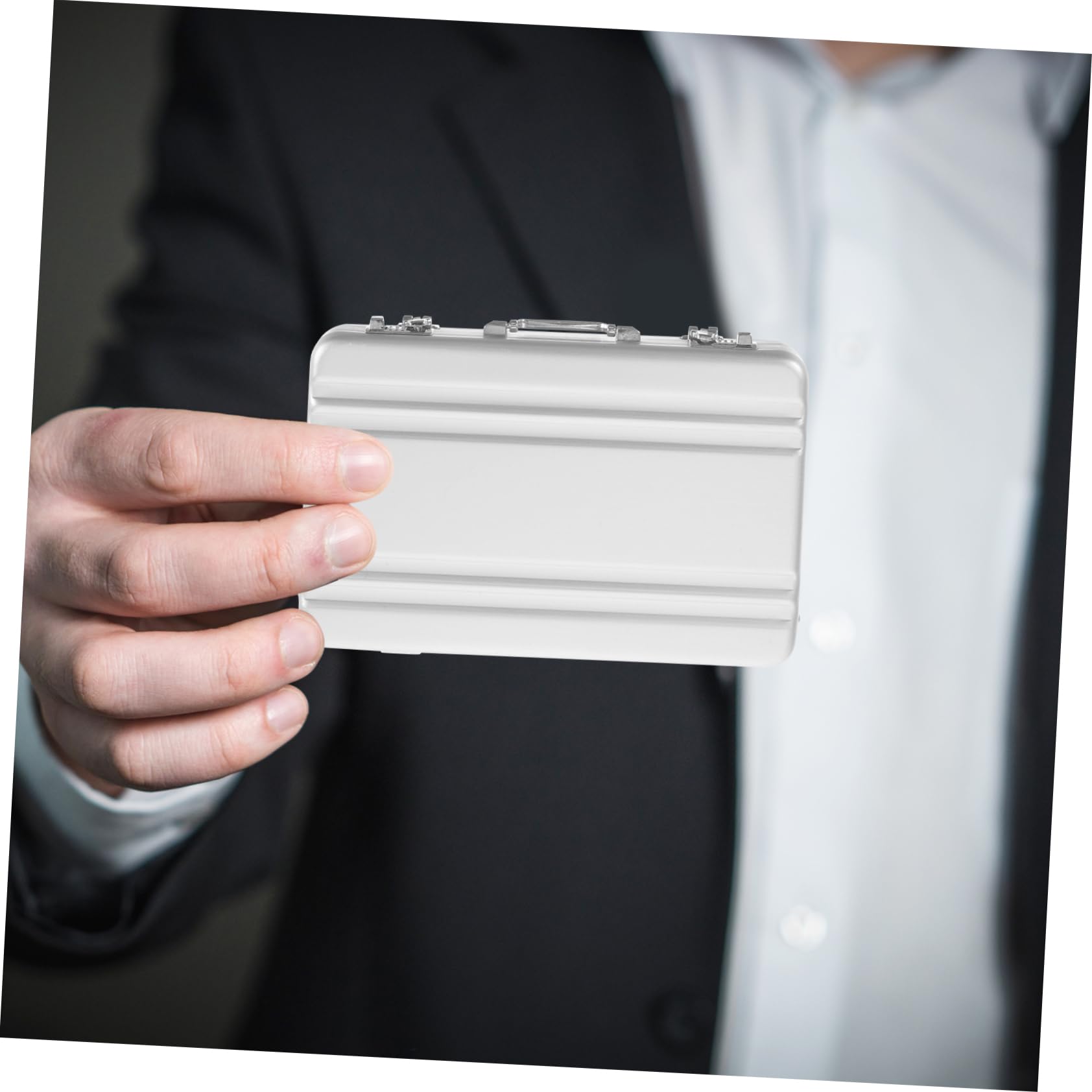 ifundom 3pezzi Biglietti Visita Design Valigetta Custodia Multifunzionale Per Ufficio Elegante e Resistente Per e Carte