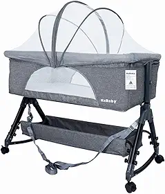 Berço Portátil Moises Co-bed Até 15kg C/Balanço Mosquiteiro e Cesto Luna - KaBaby
