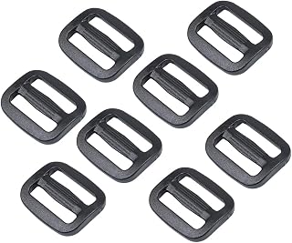 Baitoo Tri glide Slider,Heavy Duty Plastic Tri Glide Slide Buckle Strap sliders Adjusters for Backpack Strap Belt