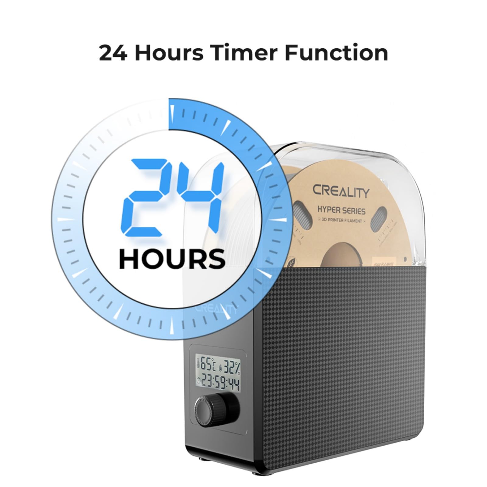 Creality Filament Dryer, Essiccatore Filamento 360° Riscaldamento per PLA PETG ABS TPU 1,75/2,85 mm (Dryer Box Pro)