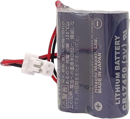 Miniatura 4 de BUCADU 30 Pack 2CR17450 3V 2600mAh D80UB016170 Battery PLC Industrial Control Battery Pack for Mazak CR17450-2WK27 Battery