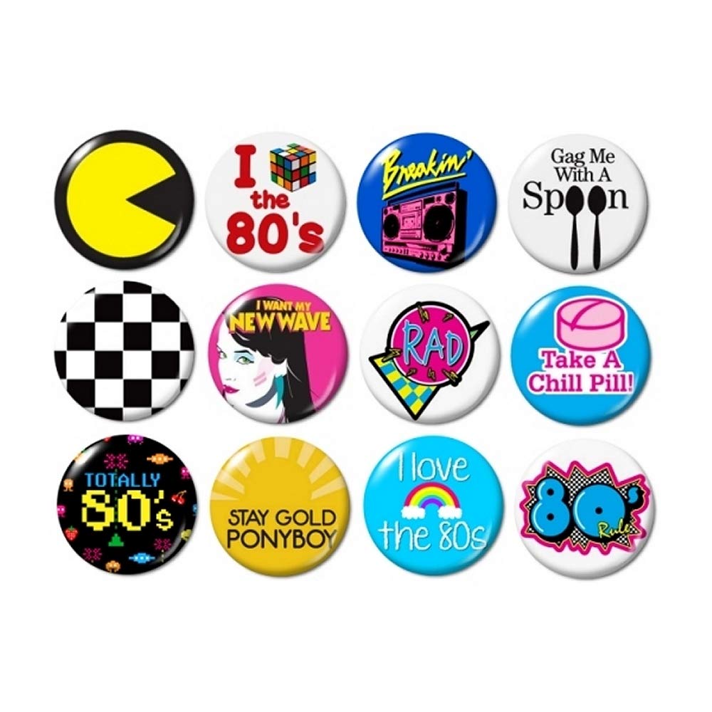 Misc. 80's Buttons (set #2)