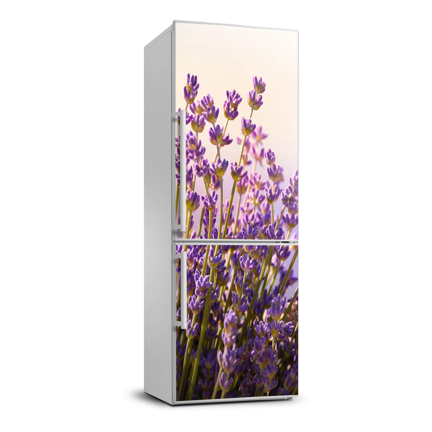 Pegatinas refrigerador autoadhesivas lavanda 70x190 cm cubren imperfecciones pared cocina