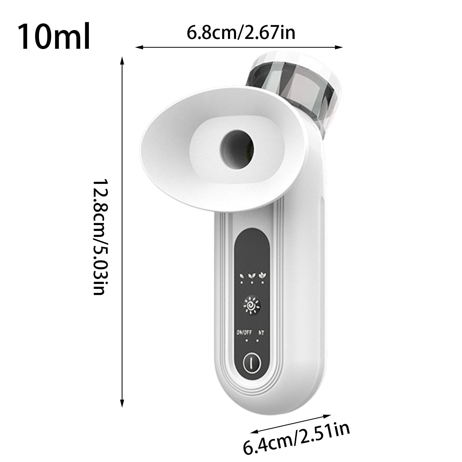 Nano Eye Mist Steam Sprayer, Handheld Rechargeable Eye Drop Mister, Small Eye Drops Steamer with Warm Compress, Steam Therapys wand for Relief Dry Eyes, Eye Treatments