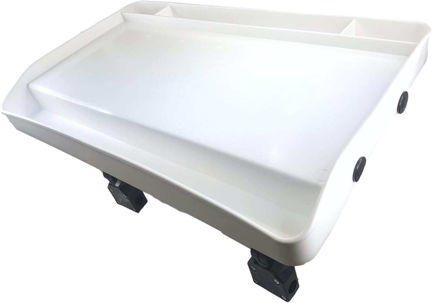 Pactrade Marine Fishing Deluxe White Large Bait Fillet Cutting Board Rail Mount