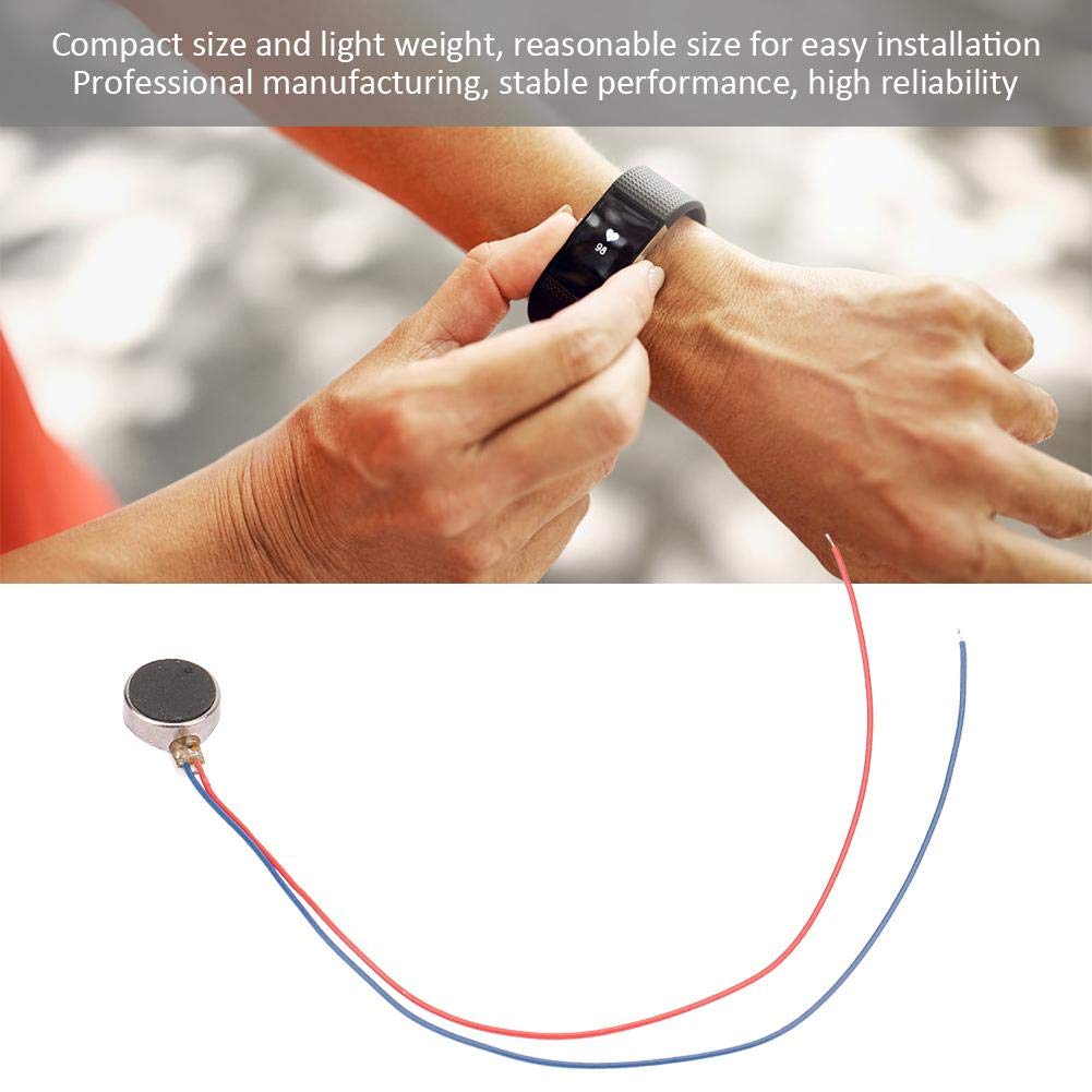 Motore piatto vibrante piatto 0.02W 0.08A di CC 3V micro parte vibrante adesiva del motore di vibrazione 8x3mm per i telefoni cellulari, cercapersone, braccialetto intelligente, attrezzatura di