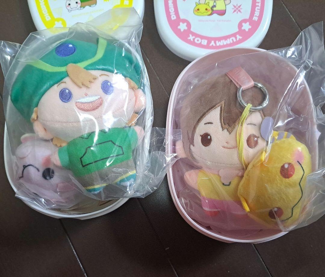 デジモンアドベンチャー中国限定ランチボックスぬいぐるみキーホルダー