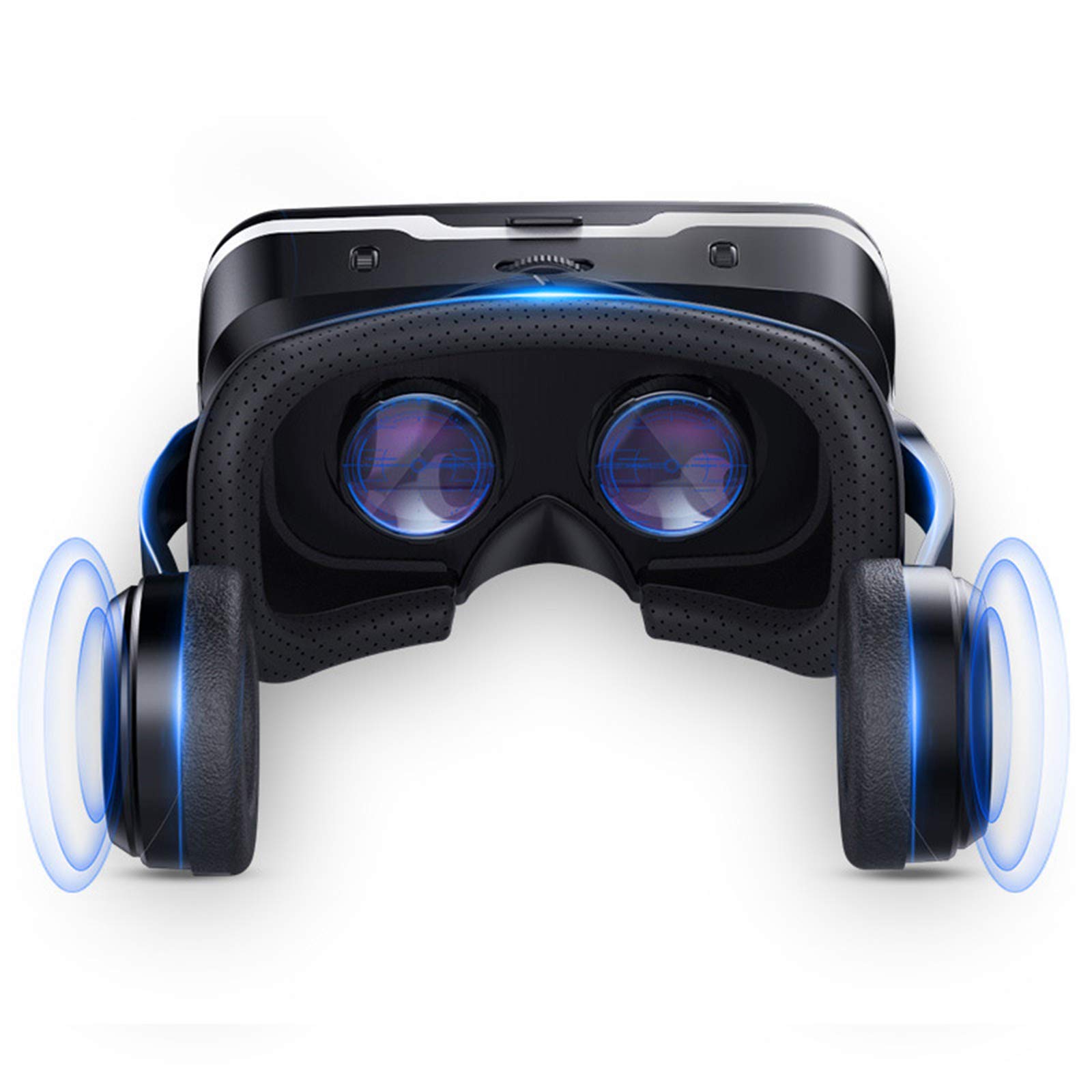 Lunettes VR 3D, VR Casque Réalité Virtuelle, Casque VR Smartphone pour Jeux et Films Compatibles avec iPhone, Samsung et Autres Smartphone (4.7 à 6.0 Pouces)