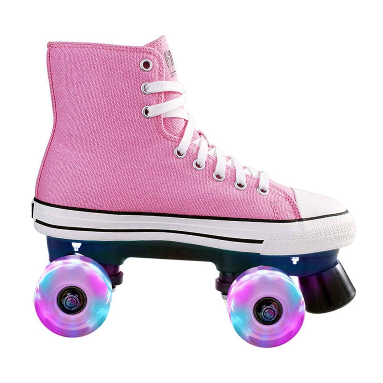 Ruedas Material Pu Resistente Luces Led para Patines de Línea y Base de Soporte para Uso y Superficies al Aire Libre