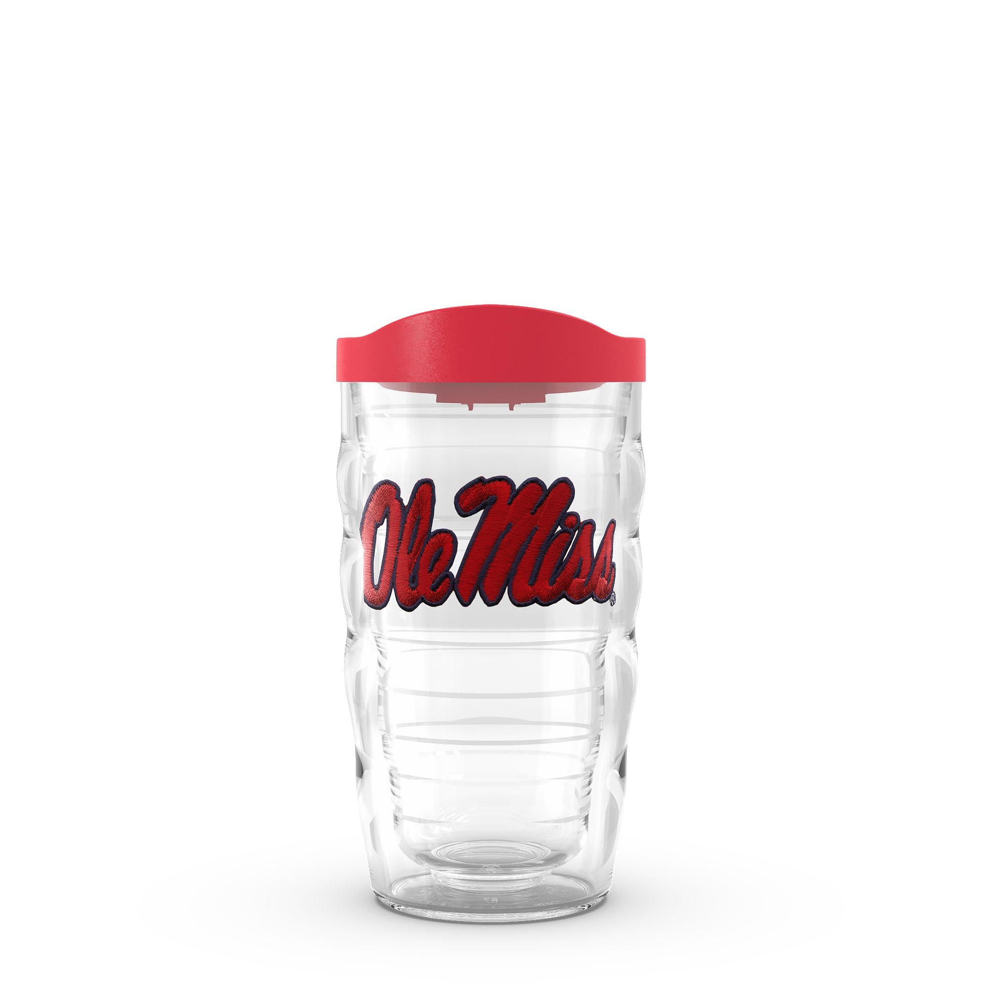 Tervis Made in USA Double Walled Ole Miss University of Mississippi Rebels Insulated Tumbler Cup Keeps Drinks Cold & Hot, 10oz Wavy, Primary Logo