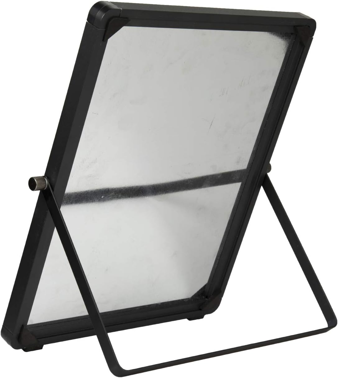 12” x 10” Small Dry Erase Board Whiteboard Desktop Portable Mini White Board Desk Easel 360°Rotation for Office,Home,School