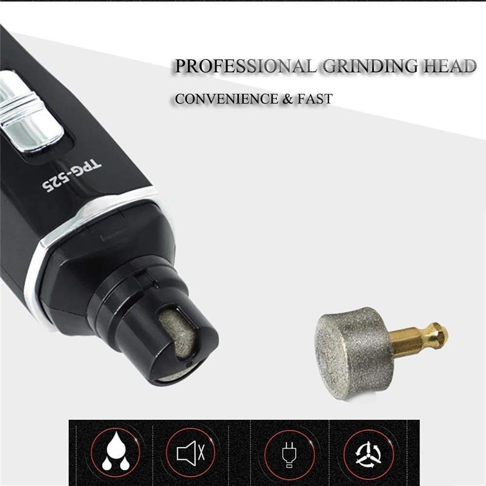 Molinillo de uñas for perros - Trimmers de uñas de perros de carga profesional for pequeños perros y gatos medianos y gatos pequeños - recargable for mascotas recortadoras de clavo pata indoloran