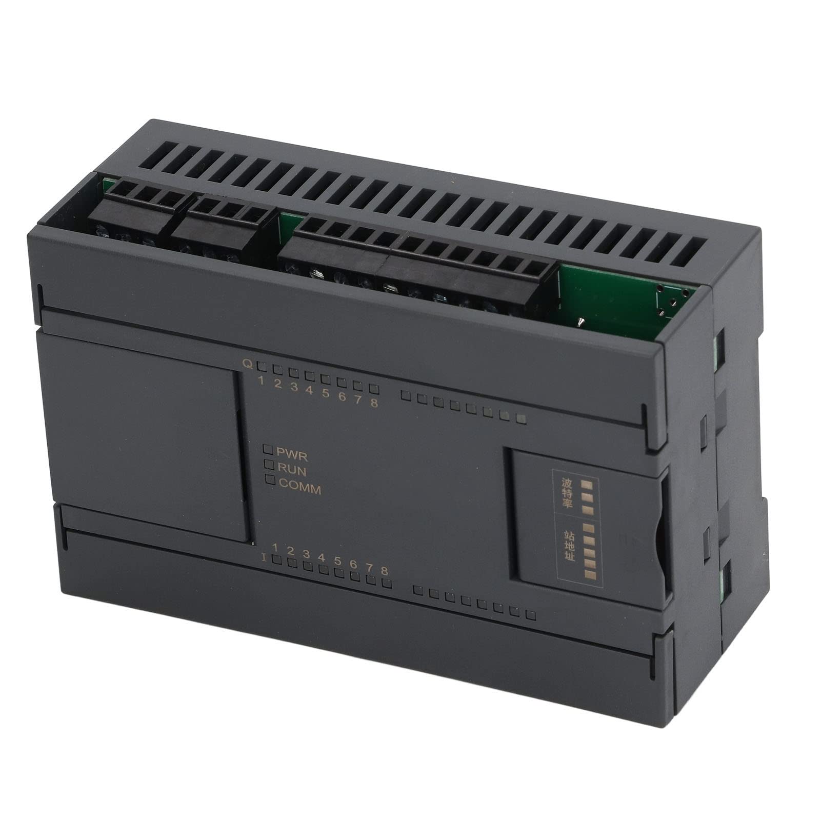 Moduł sterownika PLC Programowalny sterownik logiczny Zdalne pozyskiwanie wejść/wyjść 8 DI 8 DO 6 AI 2 AO Moduł rozszerzeń wejść analogowych i wyjść dla systemów automatyki