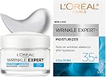 Crème hydratante de jour et de nuit L’Oréal Paris Wrinkle Expert 35+ Anti-âge, Crème au collagène pour le visage pour réduire l'apparence des rides, Hydratation 24H, 50 ml