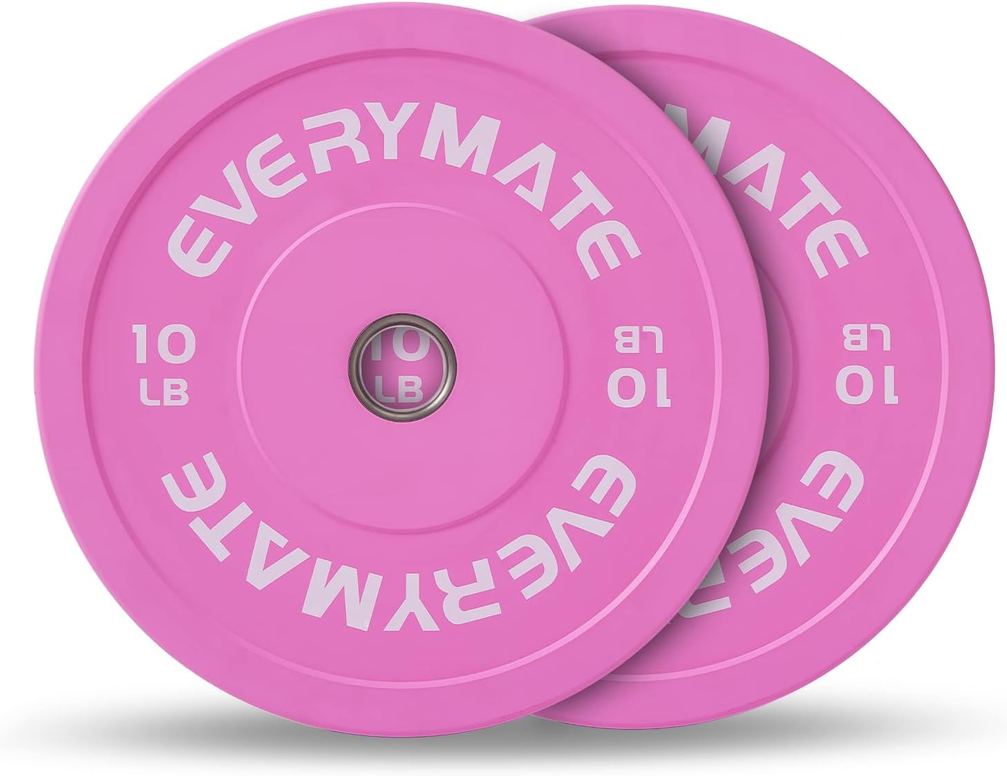 Pink 10LB Olympic Bumper Plates