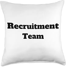 Recruiting Team recruiter event for career fair hiring day Throw Pillow