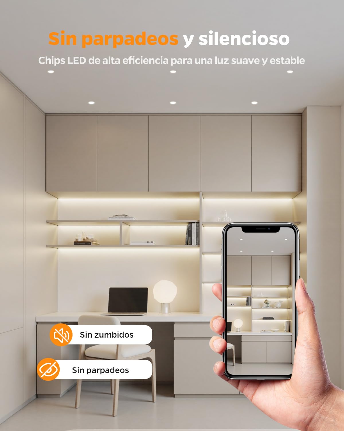 Sanyoung Focos Empotrable LED Techo Regulables, 5W Downlight 68mm, 10 Pack | Agujero 65-80mm, Blanco Cálido Blanca Neutro Blanco Frío, 380LM, IP44 Ojos de Buey LED 220V para Baño Salón
