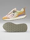 The Souled Store Trailz: Pastel Crest Women and Girls Low Top Sneakers | Light Pink, Green, Lavender & Mustard Retro Trainer with Microfiber Suede, Breathable Mesh & Cushioned Insole gallery image
