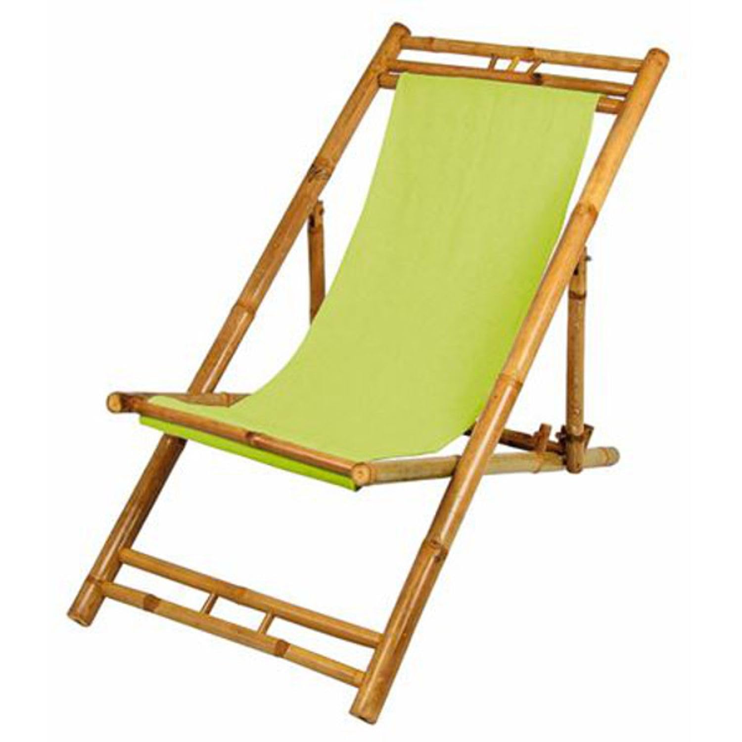 Amazon.de: BURI Bambus Relax Liegestuhl Grn Strandstuhl Terrassenliege  Gartenstuhl 60x135cm
