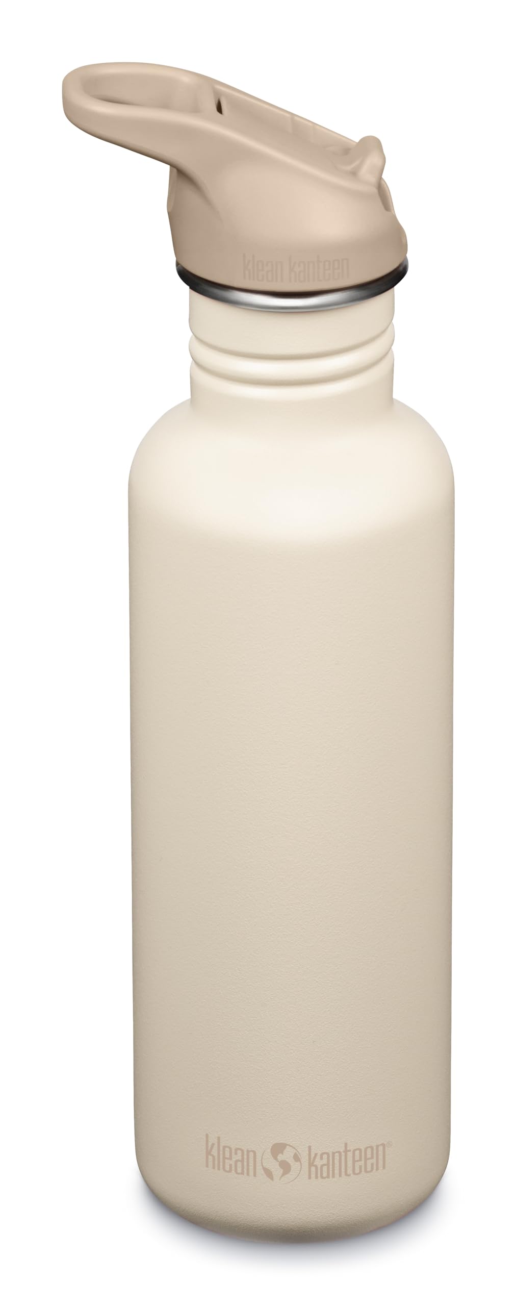 Rackhams White/Grey 800Ml Classic Water Bottle With Flip Seal Sport Cap - Cap