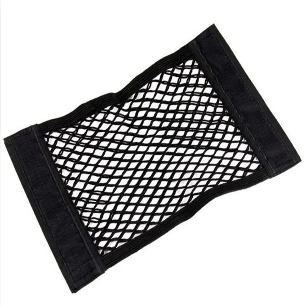 Filet de rangement élastique pour coffre évitant les objets qui glissent