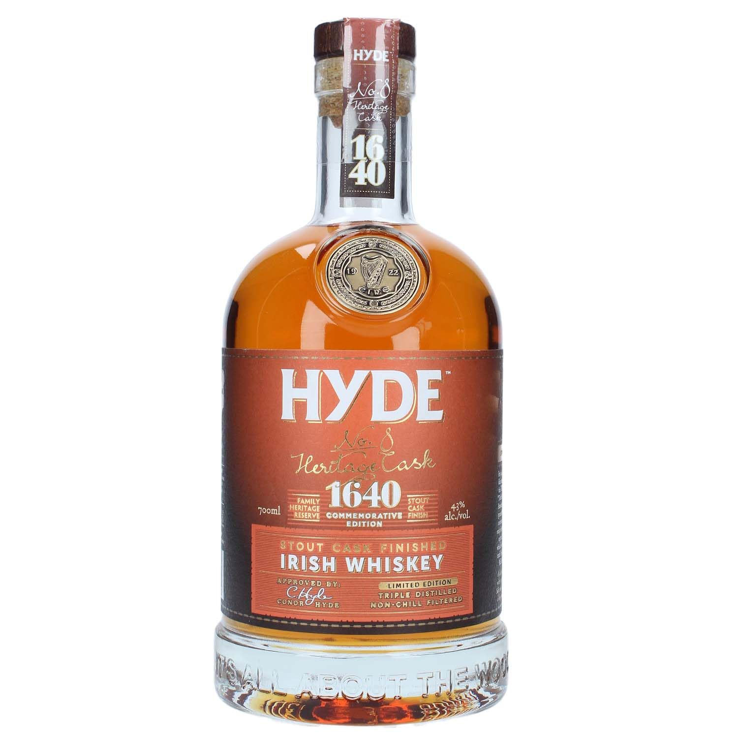 Amazon.co.jp: ハイド NO.8 ヘリテイジ カスク 700ml : 食品・飲料・お酒