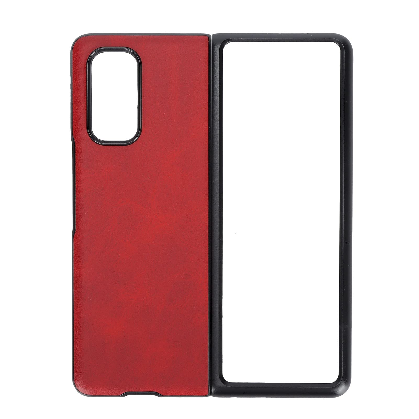Wakects Leather Smartphone Case for MIX FOLD, ABS Protection (rosso)